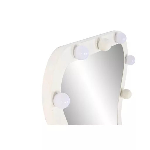 Espejo led metal 67x7,5x167 bombillas blanco