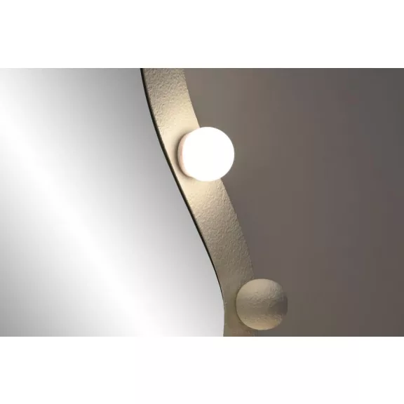 Espejo led metal 67x7,5x167 bombillas blanco