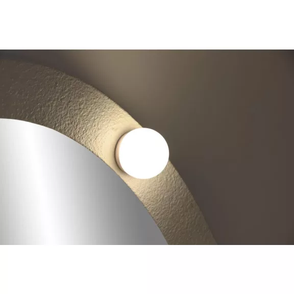 Espejo led metal 61,5x7,5x91 bombillas blanco