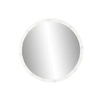 Espejo led metal 100x7,5x100 bombillas blanco
