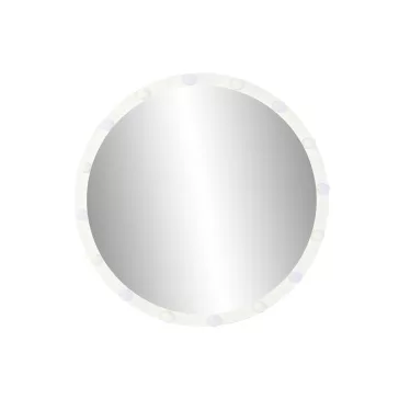 Espejo led metal 100x7,5x100 bombillas blanco