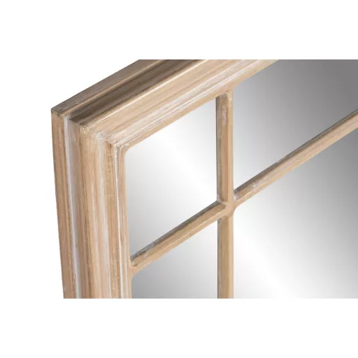 Espejo paulownia cristal 68x4x128 ventana decape