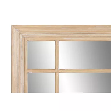 Espejo paulownia cristal 68x4x128 ventana decape