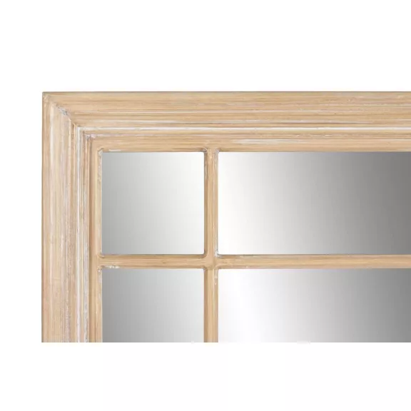 Espejo paulownia cristal 68x4x128 ventana decape