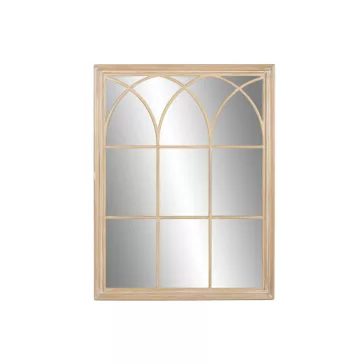 Espejo paulownia cristal 97x4x127 ventana natural