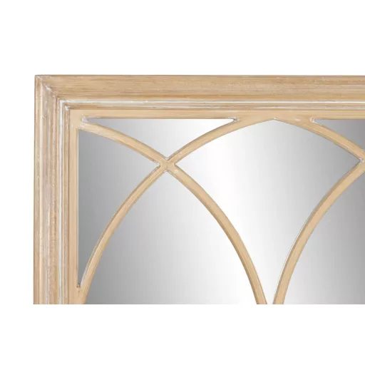 Espejo paulownia cristal 97x4x127 ventana natural