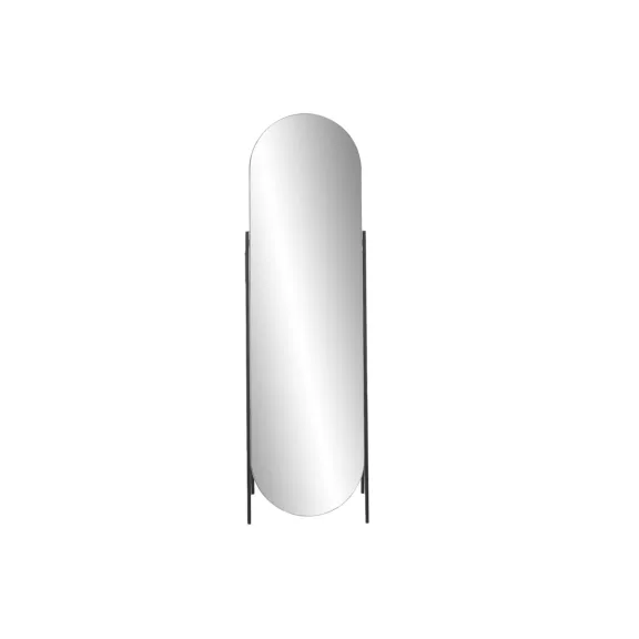 Espejo vestidor hierro cristal 50x4x170 negro