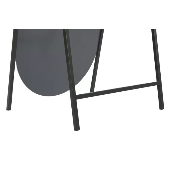 Espejo vestidor hierro cristal 50x4x170 negro