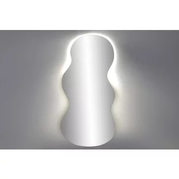 Modern LED kristálytükör 50 × 0,5 × 100 cm