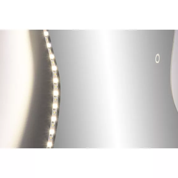 Modern LED kristálytükör 50 × 0,5 × 100 cm