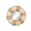 Espejo ratan metal 87x8x87 natural