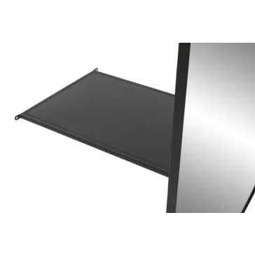 Espejo vestidor hierro cristal 61x53,5x190 pared