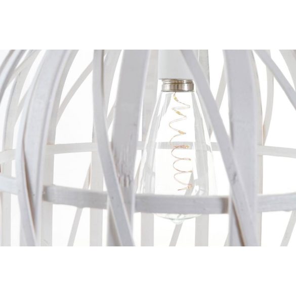 Lámpa mennyezeti led bambusz 30,5x30,5x40,5 3xaa fehér