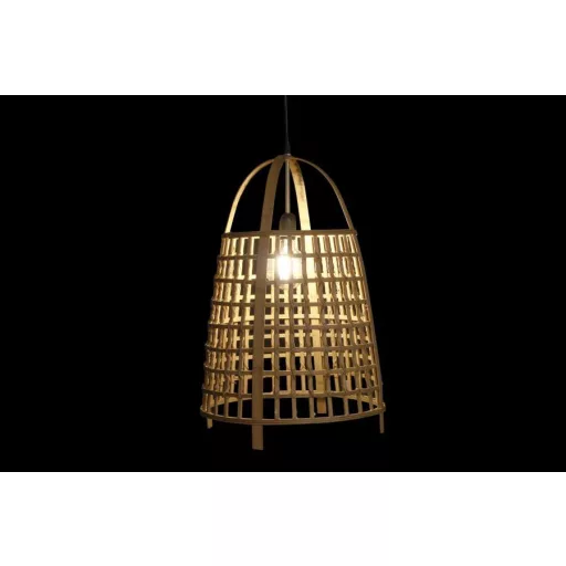 Lámpa mennyezeti rattan 42x42x61 természetes