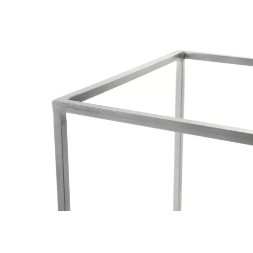 Lámpa asztali fém 33x33x40 szürke