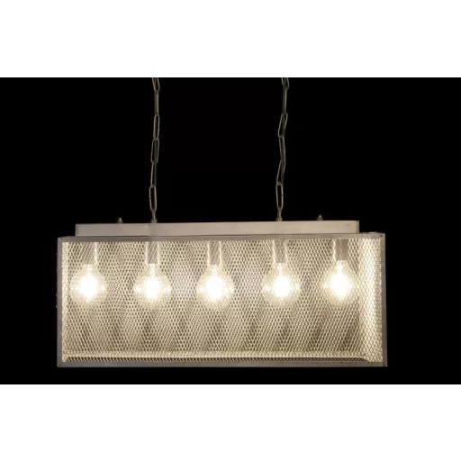 Lámpa mennyezeti fém 80x26x30 szürke