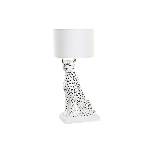 Lámpa asztali műgyanta 30x30,5x71 leopard