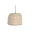 Lámpa mennyezeti rattan 39x39x30