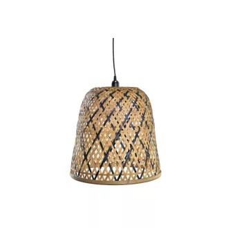 Lámpa mennyezeti rattan 41x41x39 természetes barna