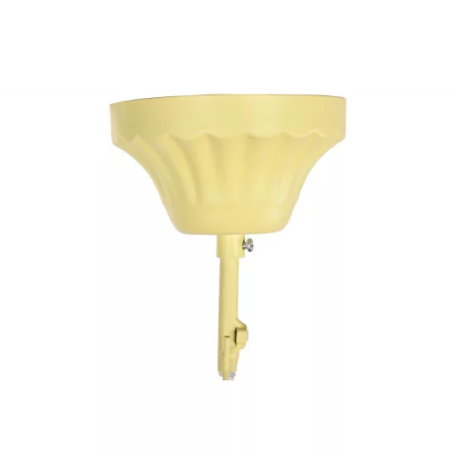 Lámpa mennyezeti fém mdf 35x35x95 természetes barna 