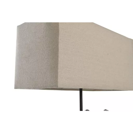 Lámpa asztali műgyanta fém 36x21,5x43 emberek