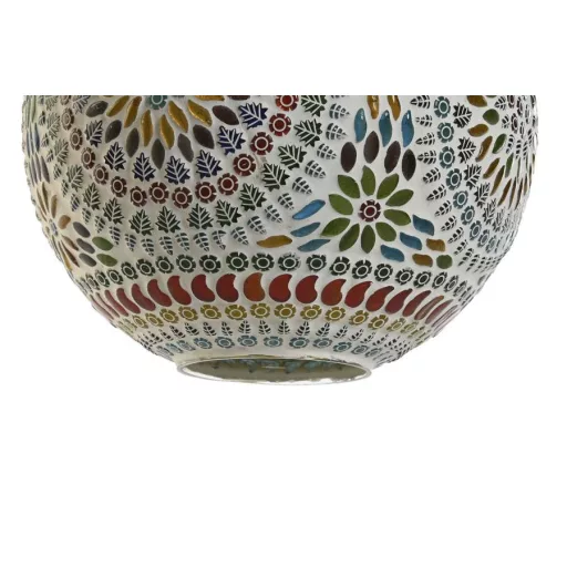 Lámpa mennyezeti üveg fém 25x25x30 mozaik