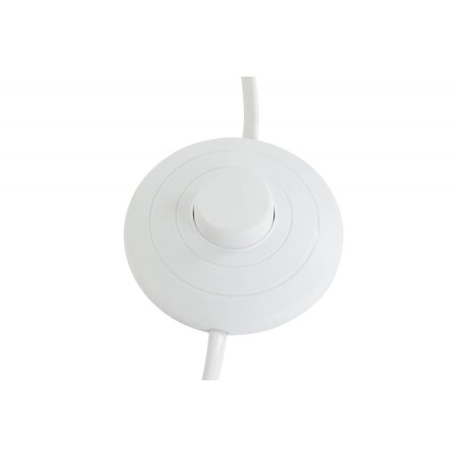 Lámpa álló fém üveg 35x25x167 gömbök fehér