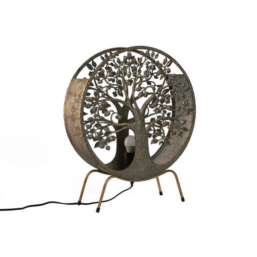 Lámpa asztali fém 40x13x49 cm arany