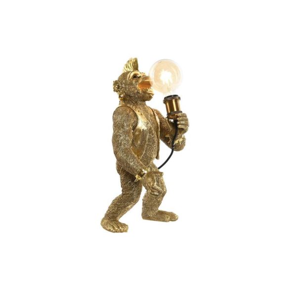 Lámpa asztali majom poly 25x24x48 cm arany