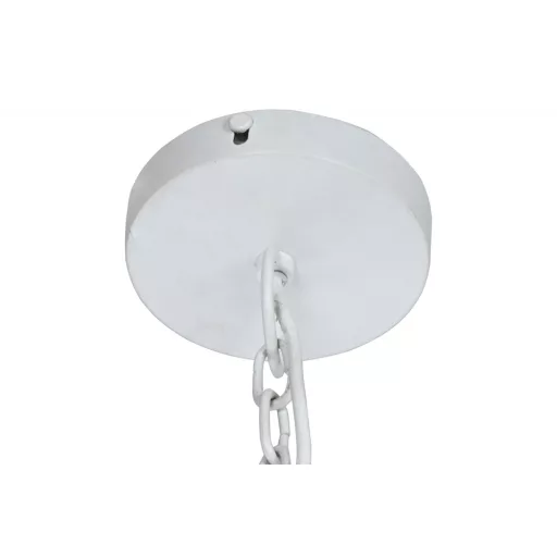 Lámpa mennyezeti fém 77x77x16 cm fehér, arany
