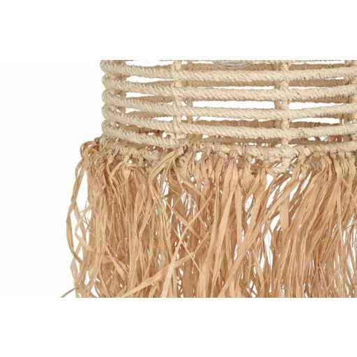 Lámpa mennyezeti rattan 30x30x65 cm natúr