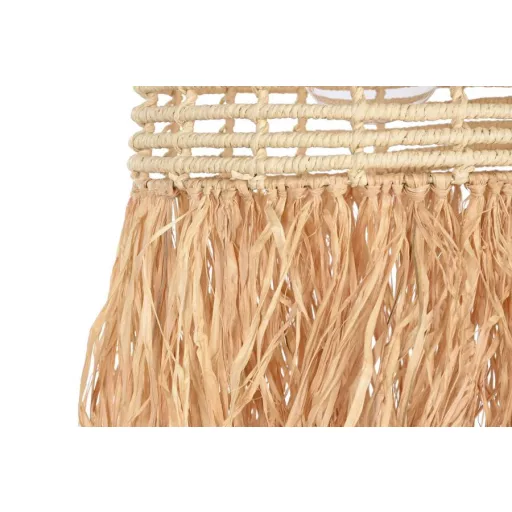 Lámpa mennyezeti rattan 30x30x60 cm natúr