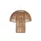 Lámpa asztali rattan 50x50x51 cm barna