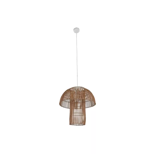 Lámpa asztali rattan 50x50x51 cm barna