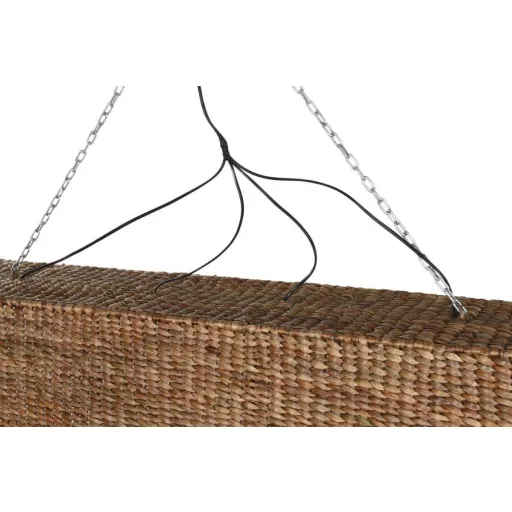 Lámpa mennyezeti raffia 138x33x43 cm natúr