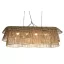 Lámpa mennyezeti rattan 135x55x42 cm natúr