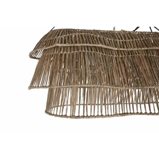 Lámpa mennyezeti rattan 135x55x42 cm natúr