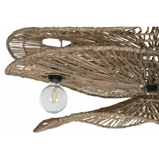 Lámpa mennyezeti rattan 120x82x32 cm natúr