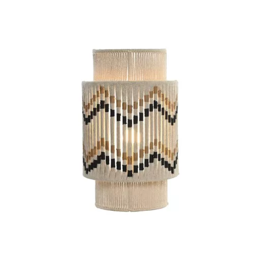 Lámpa fali pamut 23x12x38 cm törtfehér