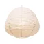 Lampara techo yute 55x55x47 natural crudo