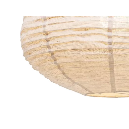 Lampara techo yute 55x55x47 natural crudo