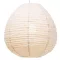 Lampara techo yute 55x55x60 natural crudo