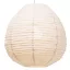 Lampara techo yute 55x55x60 natural crudo