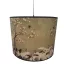 Lampara techo bambu metal 55x55x42 garzas cerezo