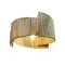 Pantalla fibra metal 48x45x22 natural marron