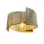 Pantalla fibra metal 48x45x22 natural marron
