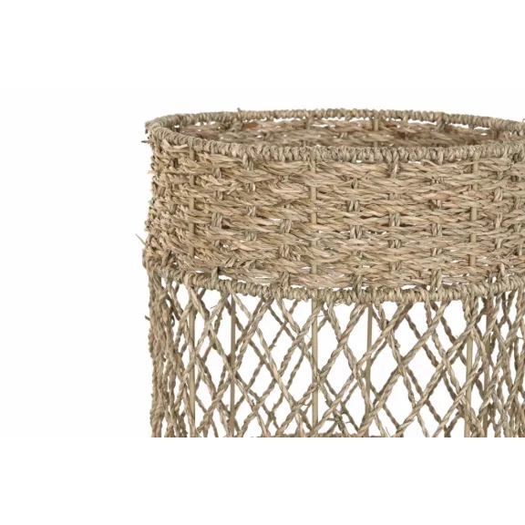 Pantalla seagrass metal 26x26x66 natural