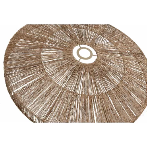 Pantalla yute metal 58x58x10 natural