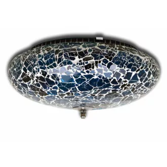 Lampara techo cristal 38x38x14 pared tambien