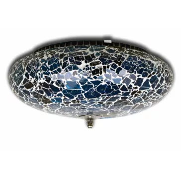 Lampara techo cristal 38x38x14 pared tambien